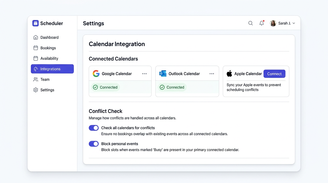 Calendar Integration